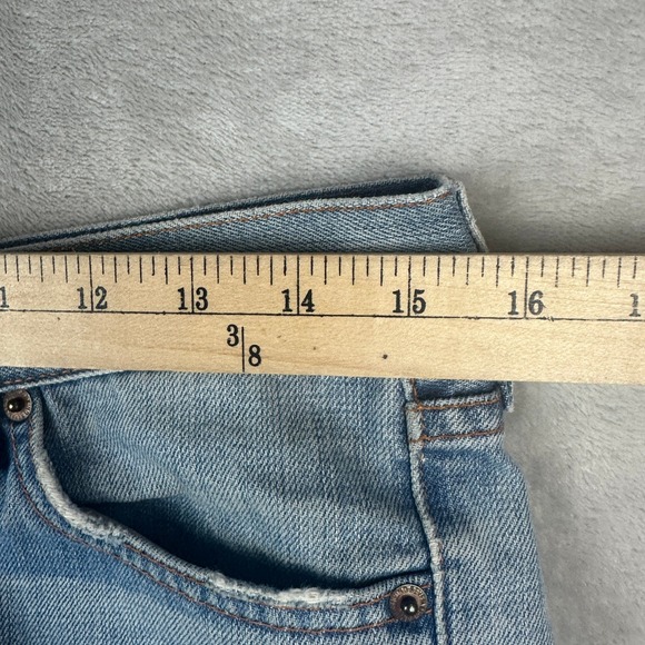 7‎ For All Mankind Lowrise Bootcut Jeans Distressed 29 100% cotton USA - Picture 7 of 7